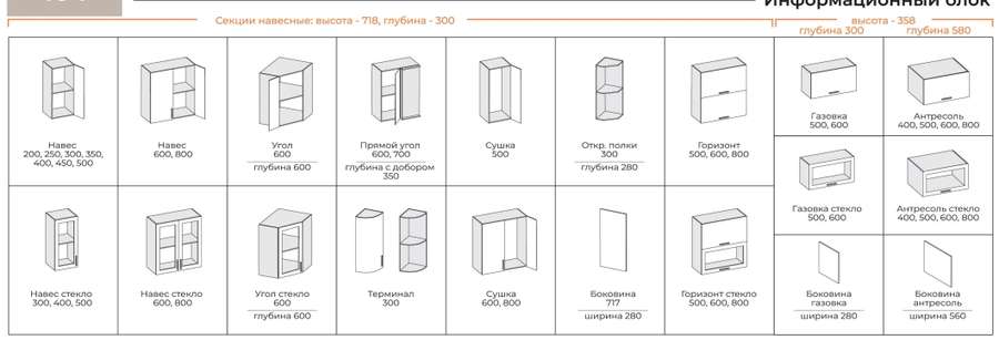 Кухня «ПРОВАНС» вариант - 4 (2,2м) модульная в Нижнем Новгороде фото №2