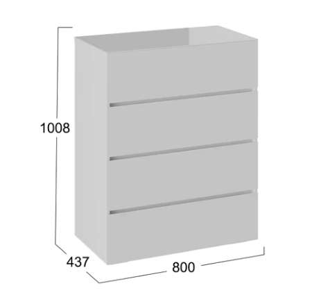 Комод «Glance» тип 1 (ТриЯ) в Нижнем Новгороде фото №3