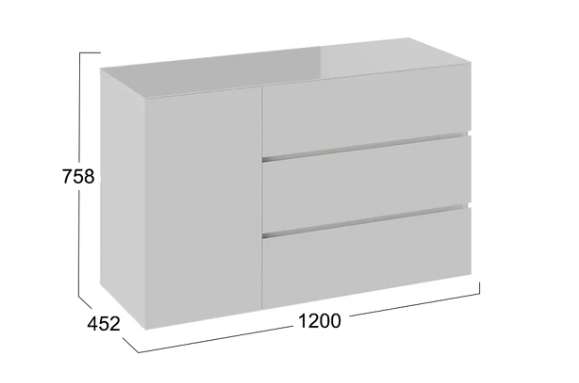 Комод «Glance» тип 2 (ТриЯ) в Нижнем Новгороде фото №2