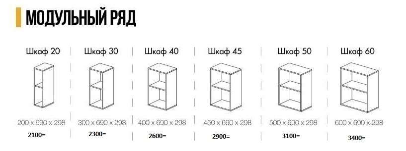 Кухня «Ева» 2,0м Модульная (Горизонт) в Нижнем Новгороде фото №8