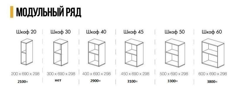 Кухня «Камелия» 3,05м (модульная) в Нижнем Новгороде фото №3