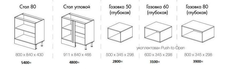 Кухня «Камелия» угловая 1,0мх2,6м (модульная) в Нижнем Новгороде фото №7